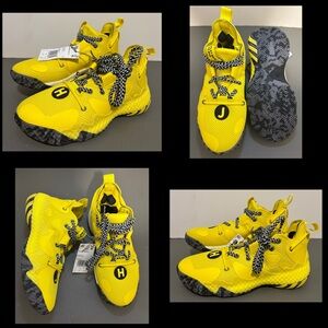 adidas Boost Harden Vol. 6 Basketball Shoes Yellow/Black Men’s Sz 5 New No Box